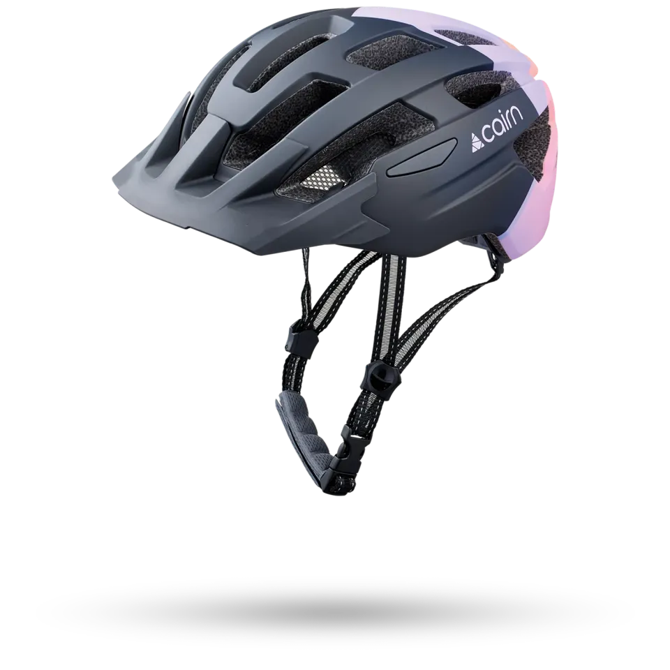 Cairn Prism XTR II cykelhjälm mat black lilac ventilerad