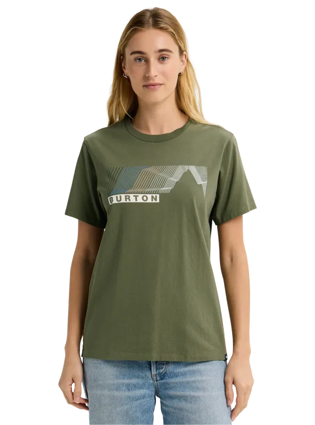 Burton Elmore t-shirt forest moss ekologisk bomull