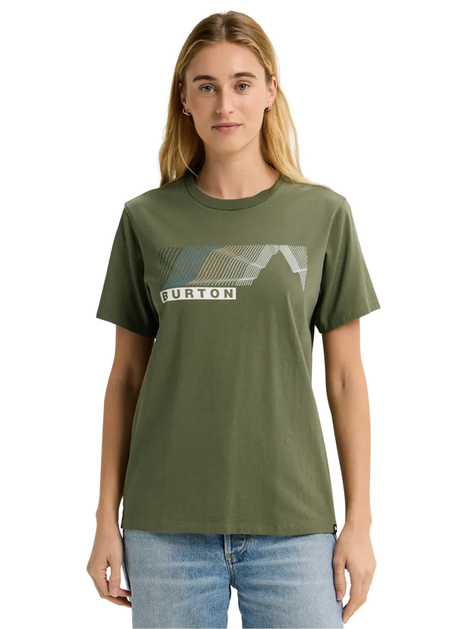 Burton Elmore t-shirt forest moss ekologisk bomull