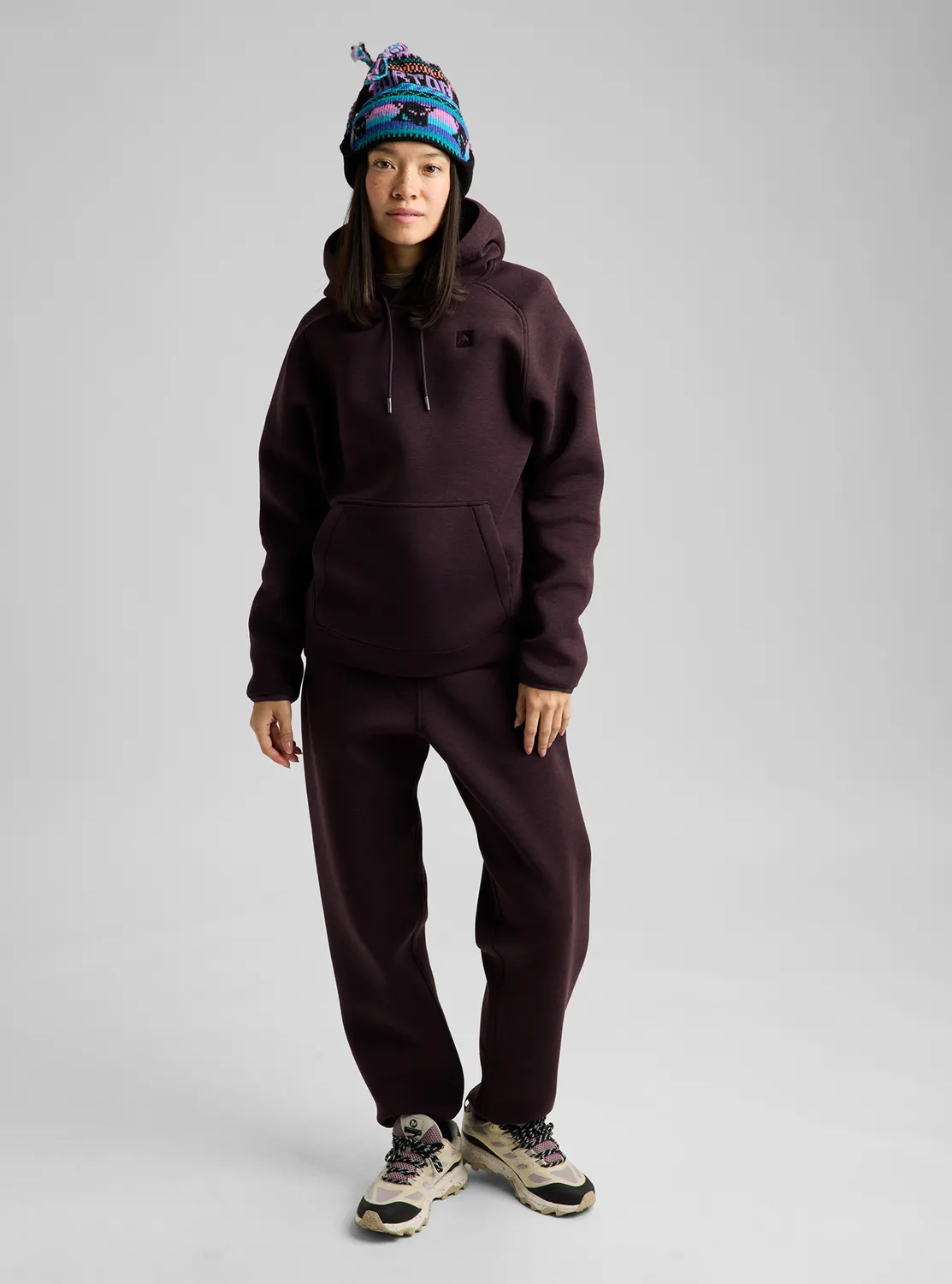 Burton SpaceCloud luvtröja dam True Black Heather