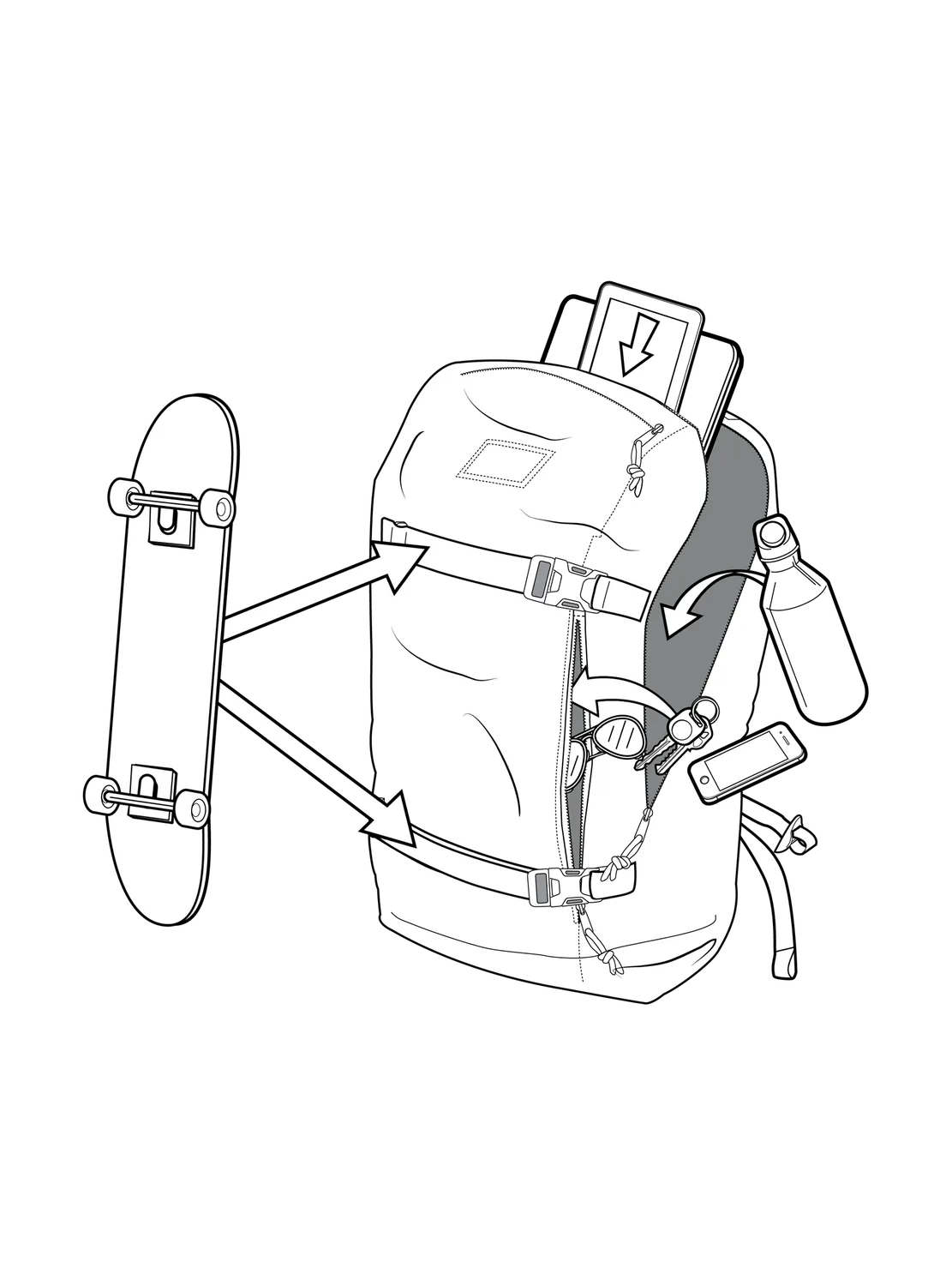 Burton Kilo 2.0 ryggsäck 27L true black