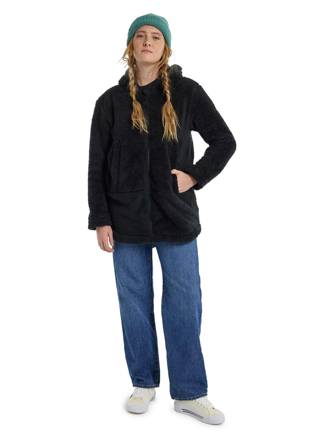 Burton Minxy Hi-Loft Full-Zip fleece True Black dam