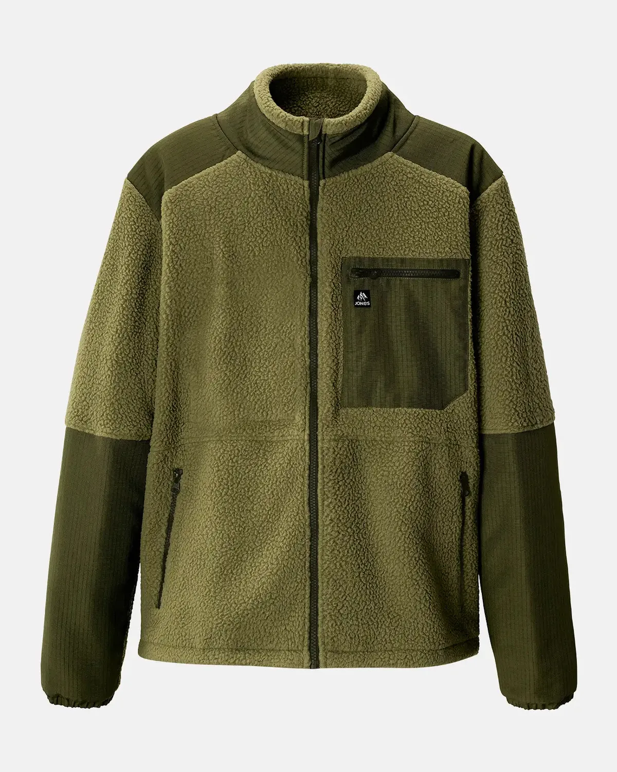 Jones Base Camp Recycled Fleece 2026 fleecejacka moss green