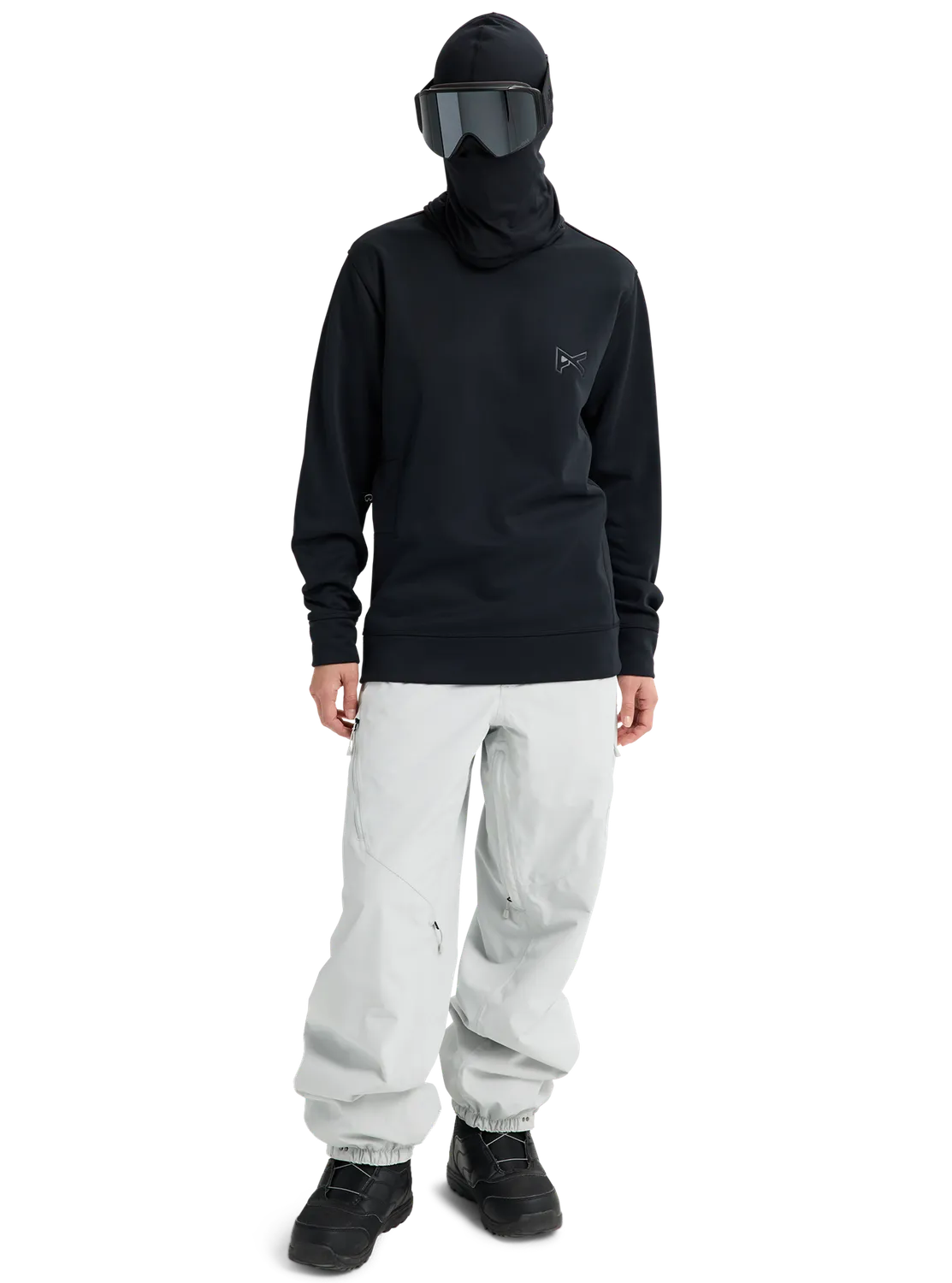 Burton Anon MFI Crewneck fleecetröja svart