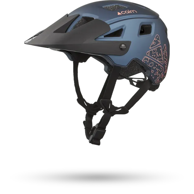 Cairn Magma Mat cykelhjälm metallic blue ventilerad