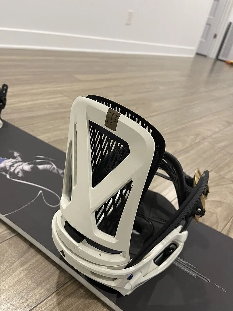 Burton Genesis EST snowboardbindningar Black dämpade