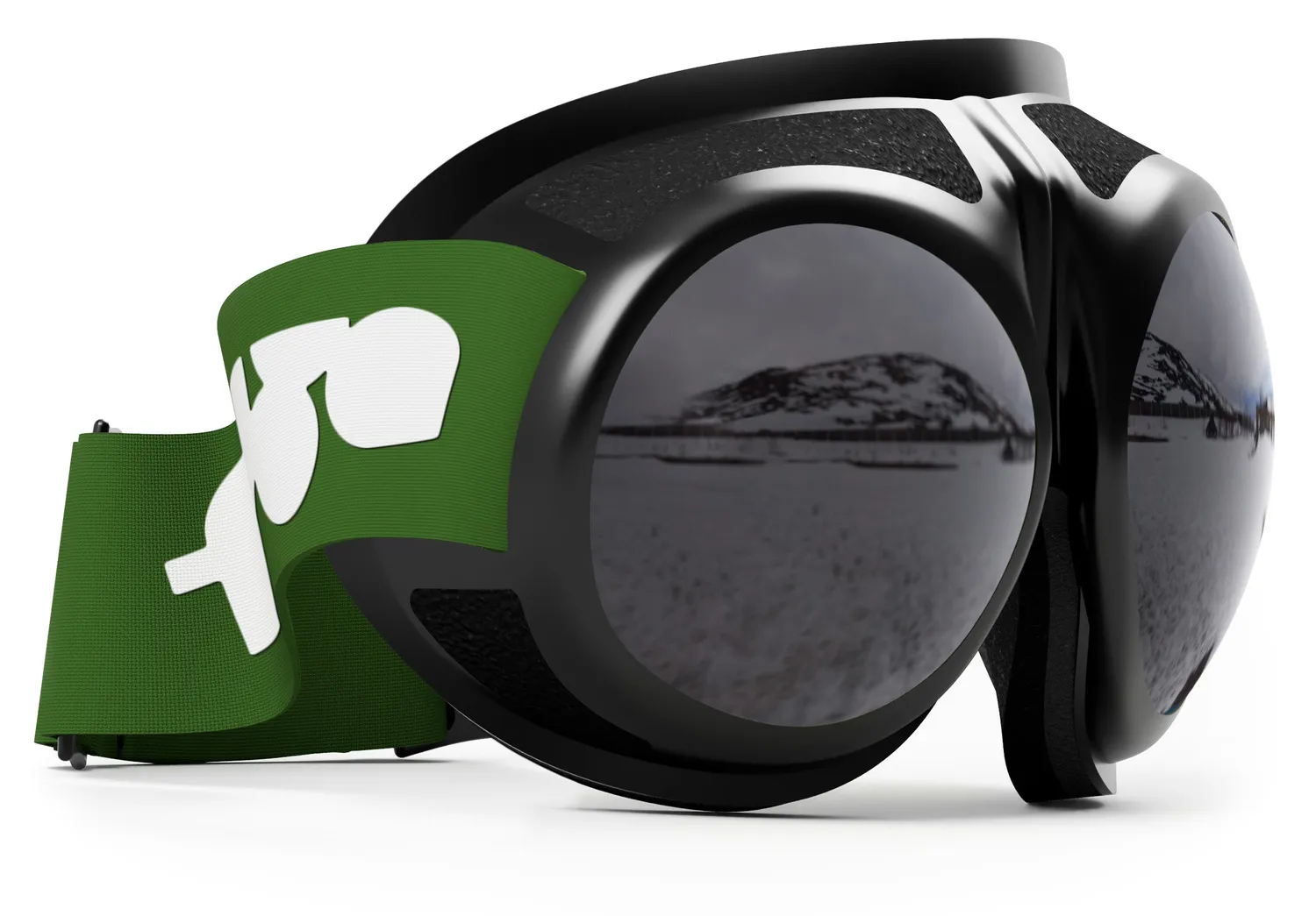 Rovfluga Goggles skidglasögon grå lins allround