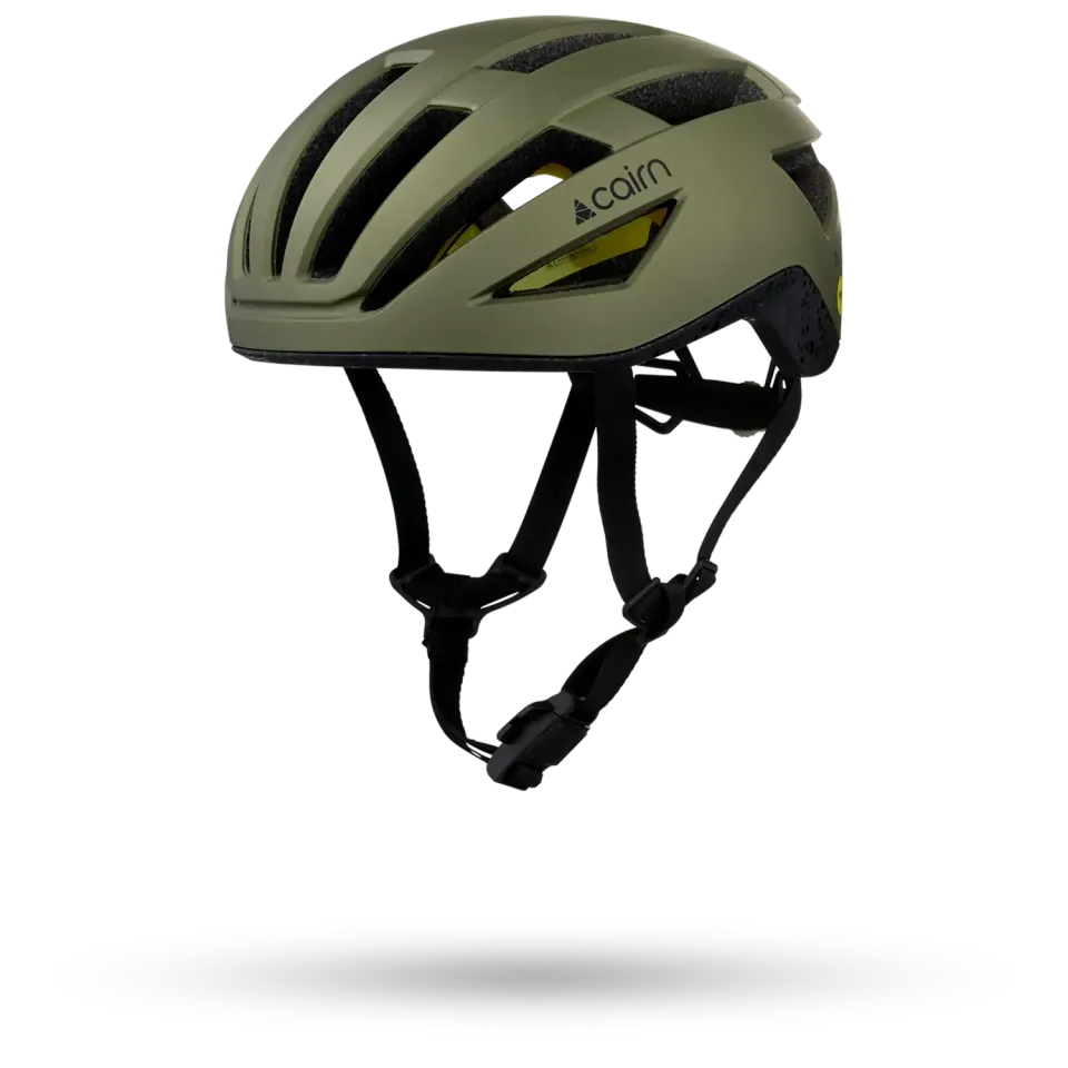 Cairn Sport Atom MIPS cykelhjälm mat olive road gravel