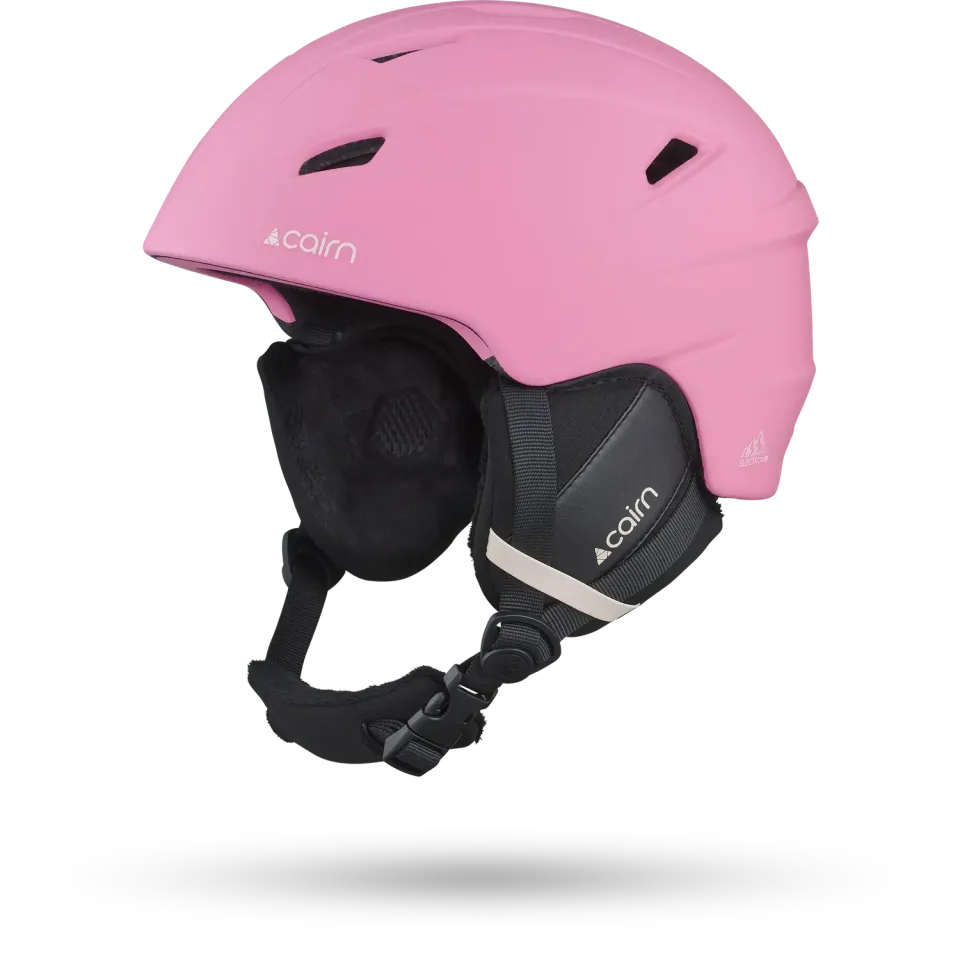 Cairn Electron J junior skidhjälm mat pink justerbar