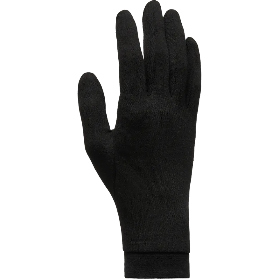 Cairn Silk Gloves J innerhandskar svart siden barn
