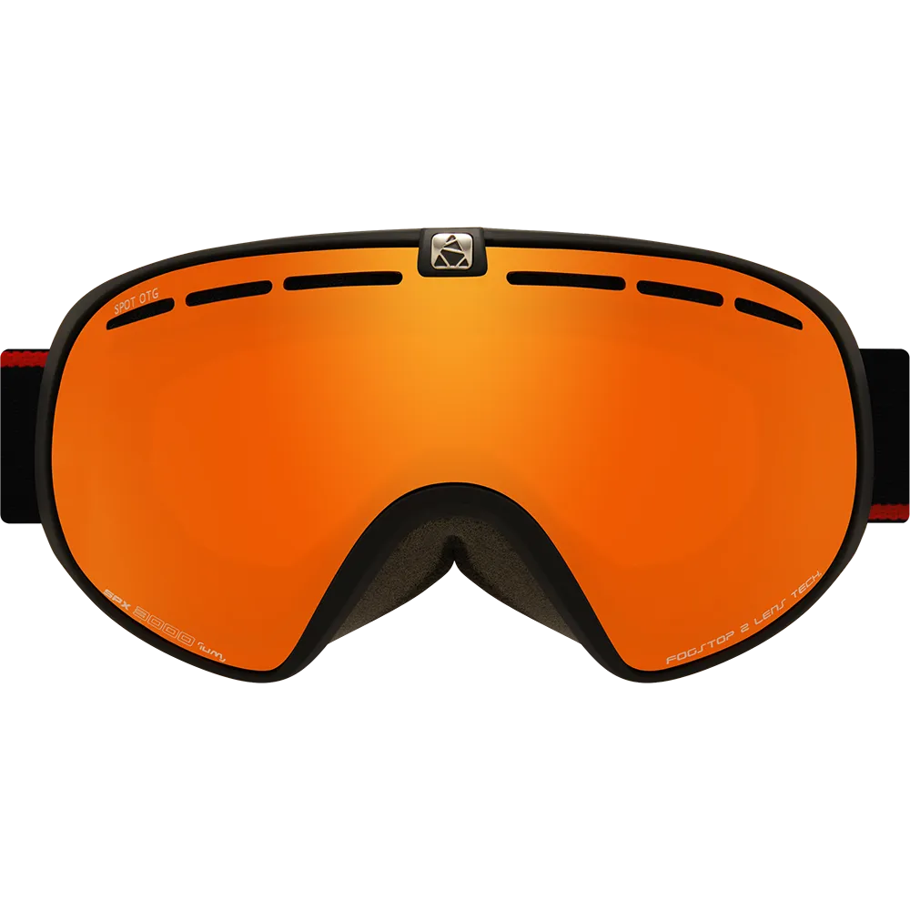 Cairn Spot OTG SPX3 skidglasögon black orange spegel