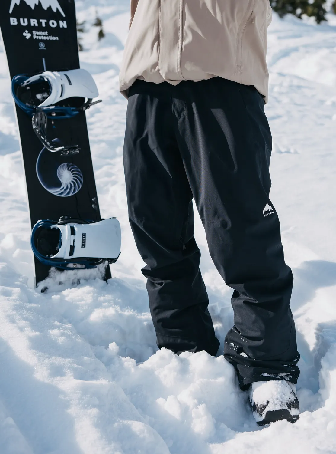 Burton Reserve 2L Stretch skidbyxa herr True Black 20k
