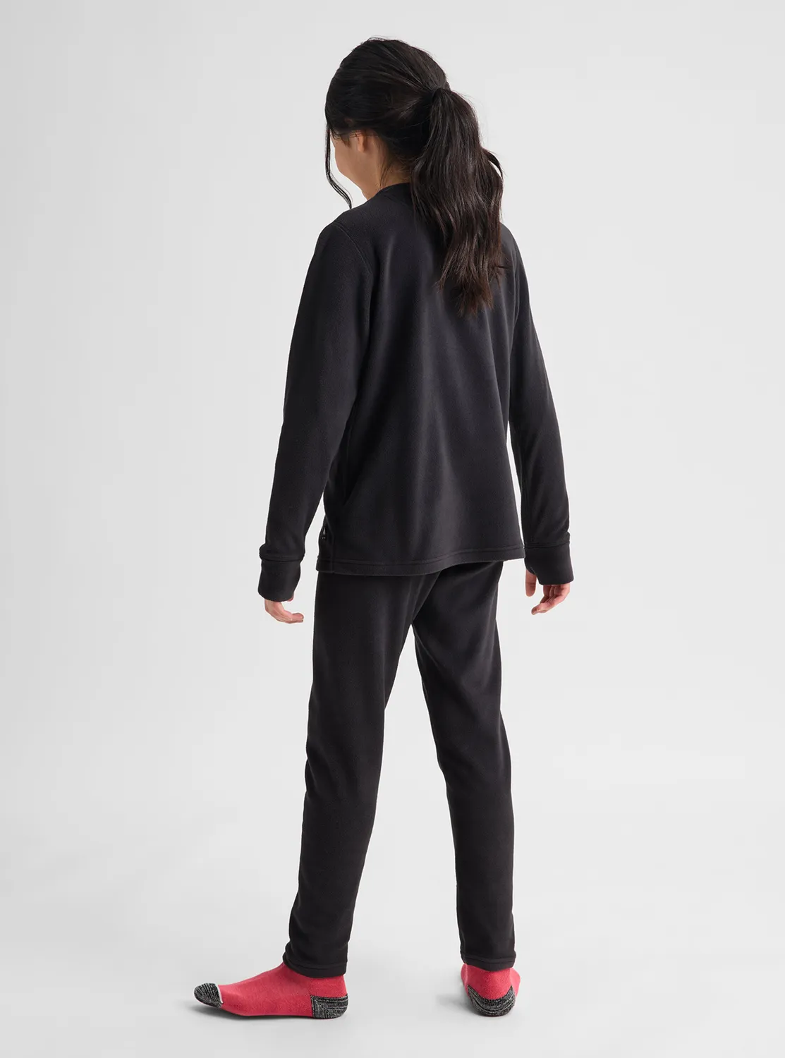 Burton Fleece Base Layer underställsset barn True Black fleece
