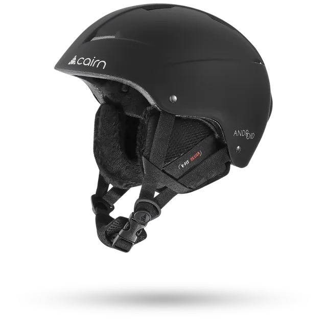 Cairn Android skidhjälm mat black ABS V-FIT