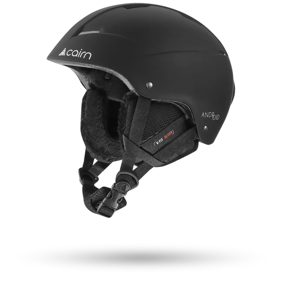 Cairn Android skidhjälm mat black ABS V-FIT
