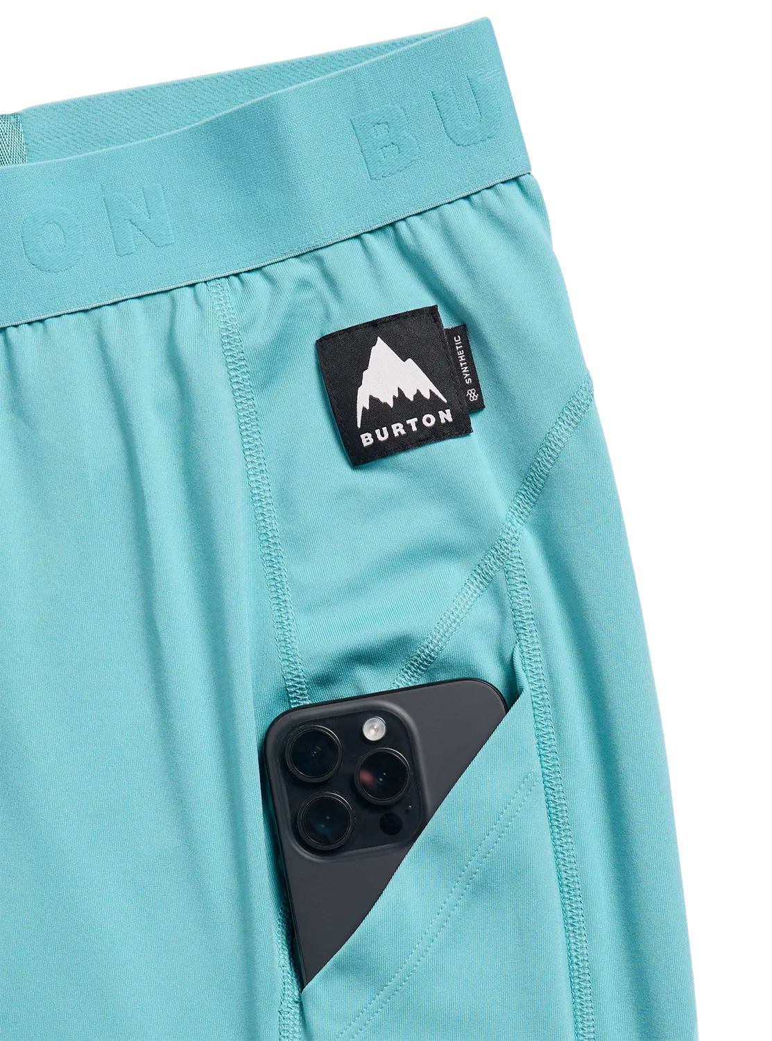 Burton Lightweight underställsbyxor herr svart syntet