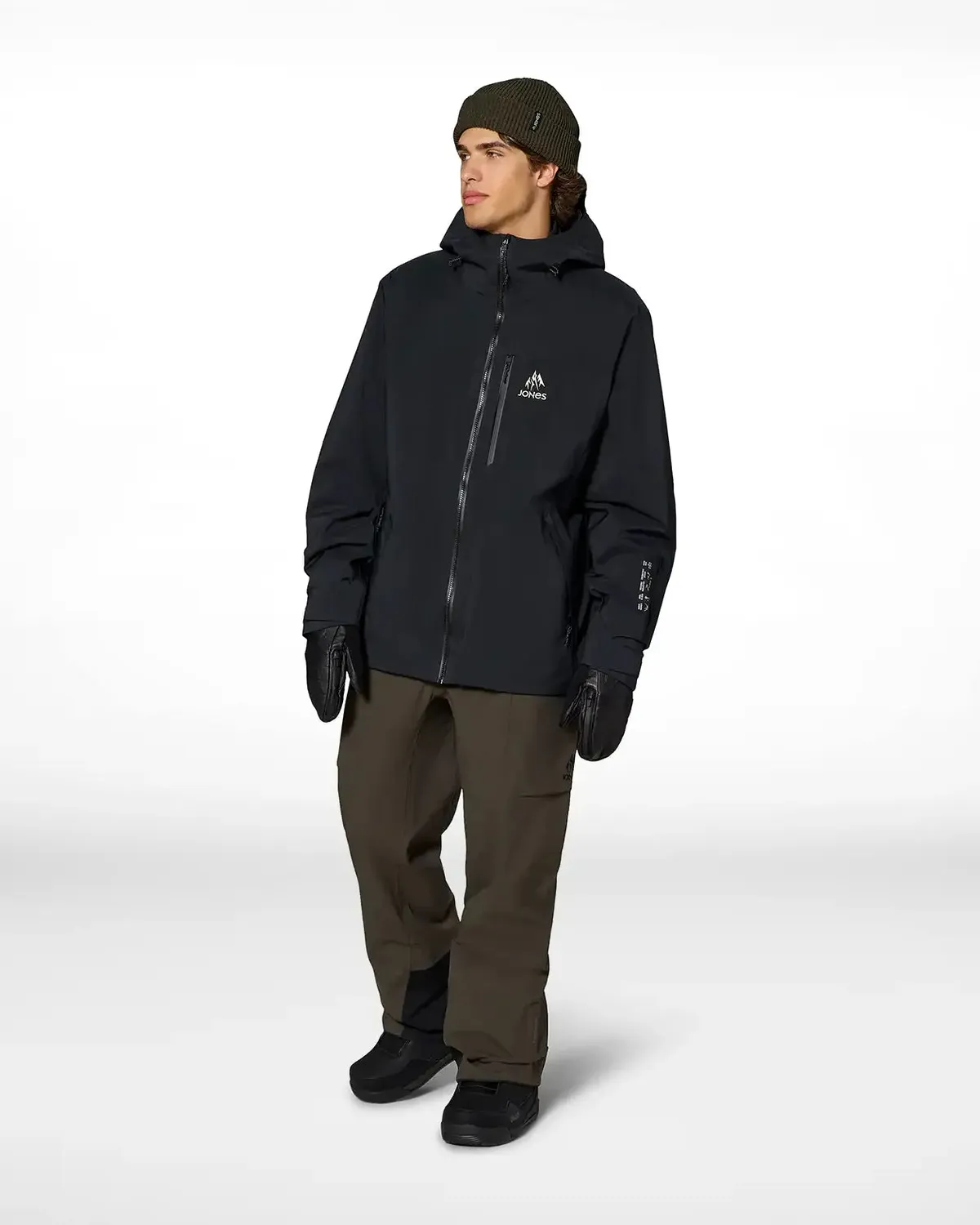 Jones Deeper GORE-TEX skidjacka Stealth Black Primaloft