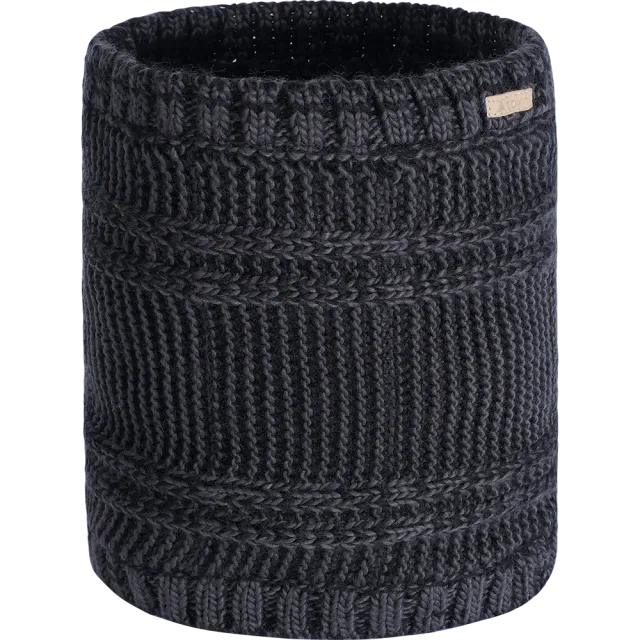 Cairn Paul halsvärmare Black Graphite fodrad