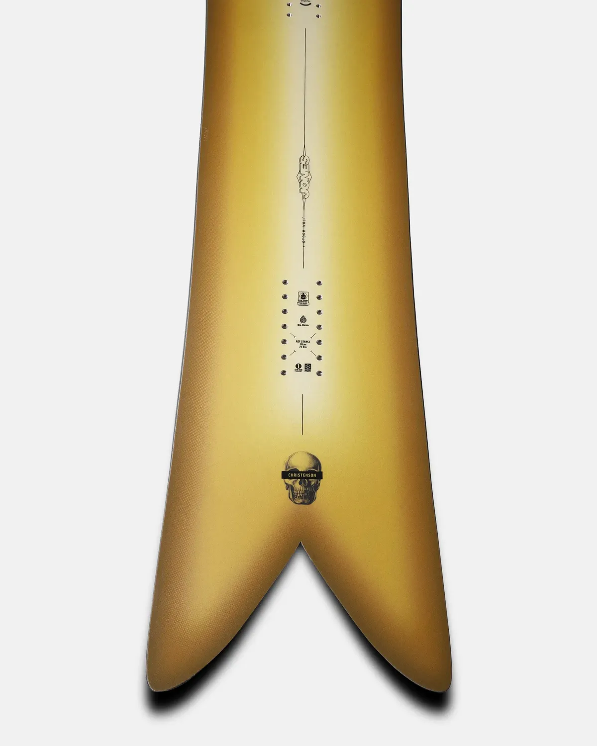 Jones Storm Wolf 154 Snowboard freeride swallowtail