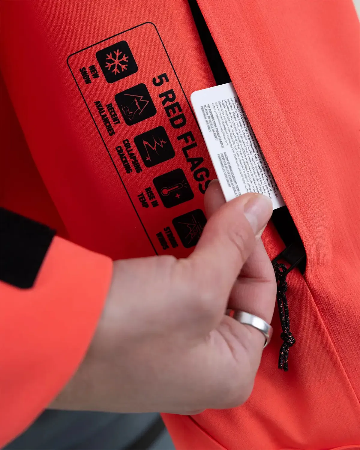 Jones MTN Surf Recycled Anorak 2026 anorak dam Deep Coral 20K