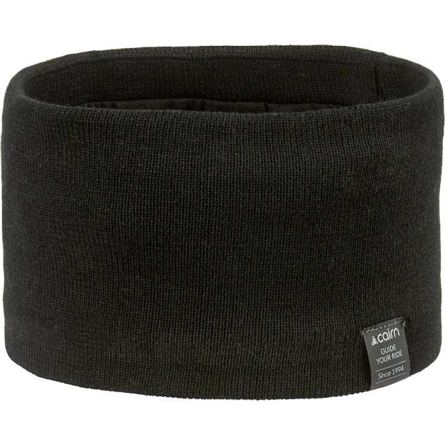 Cairn Soft Headband pannband svart återvunnet