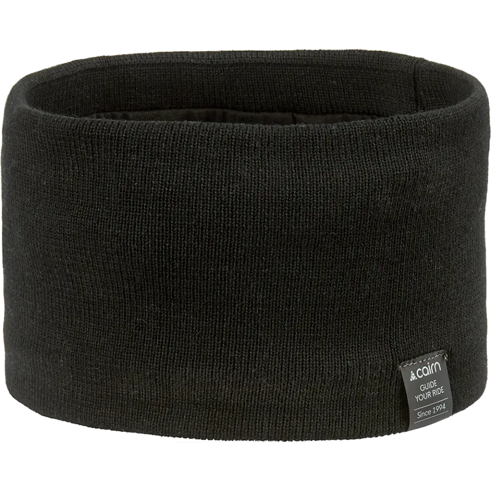Cairn Soft Headband pannband svart återvunnet