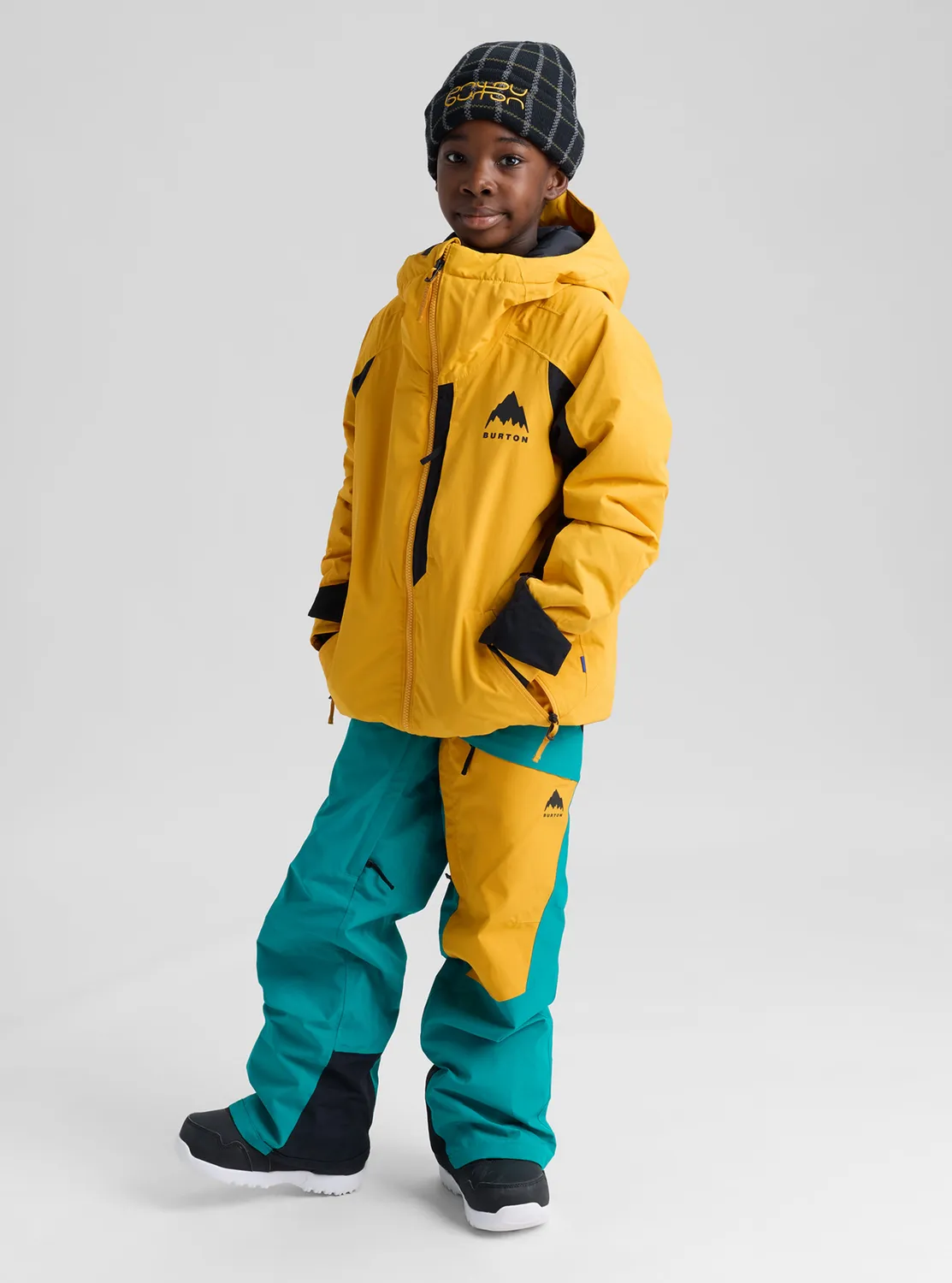 Burton Hillslope 2L barnjacka True Black vattentät