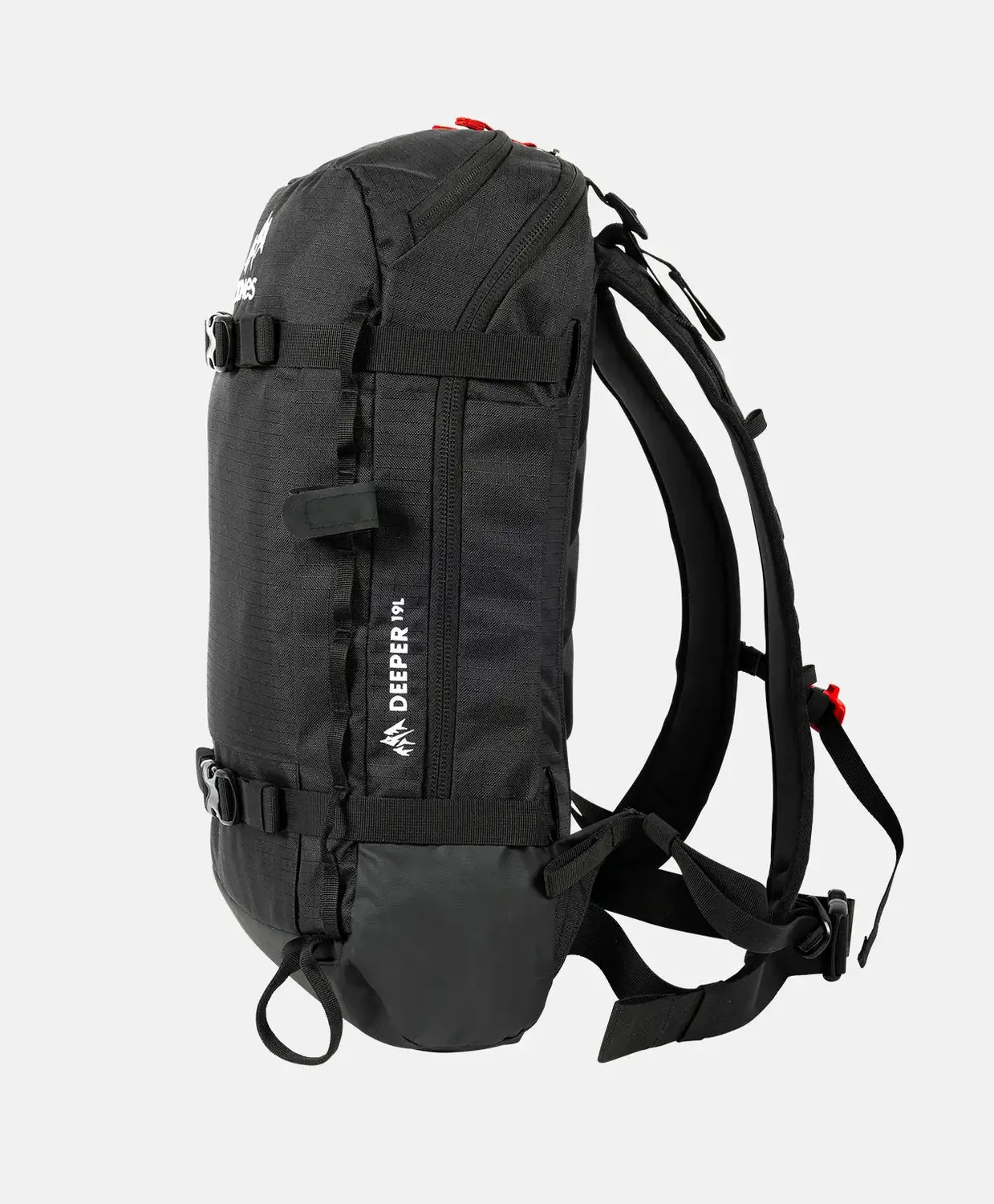 Jones Deeper 19L ryggsäck Stealth Black touring