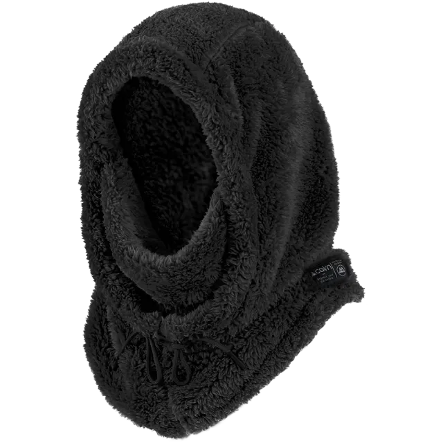 Cairn Plush balaclava svart återvunnen skidmask