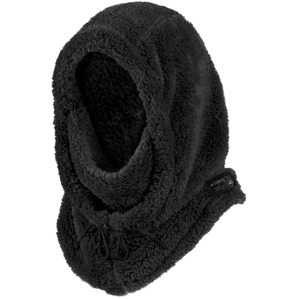 Cairn Plush balaclava svart återvunnen skidmask
