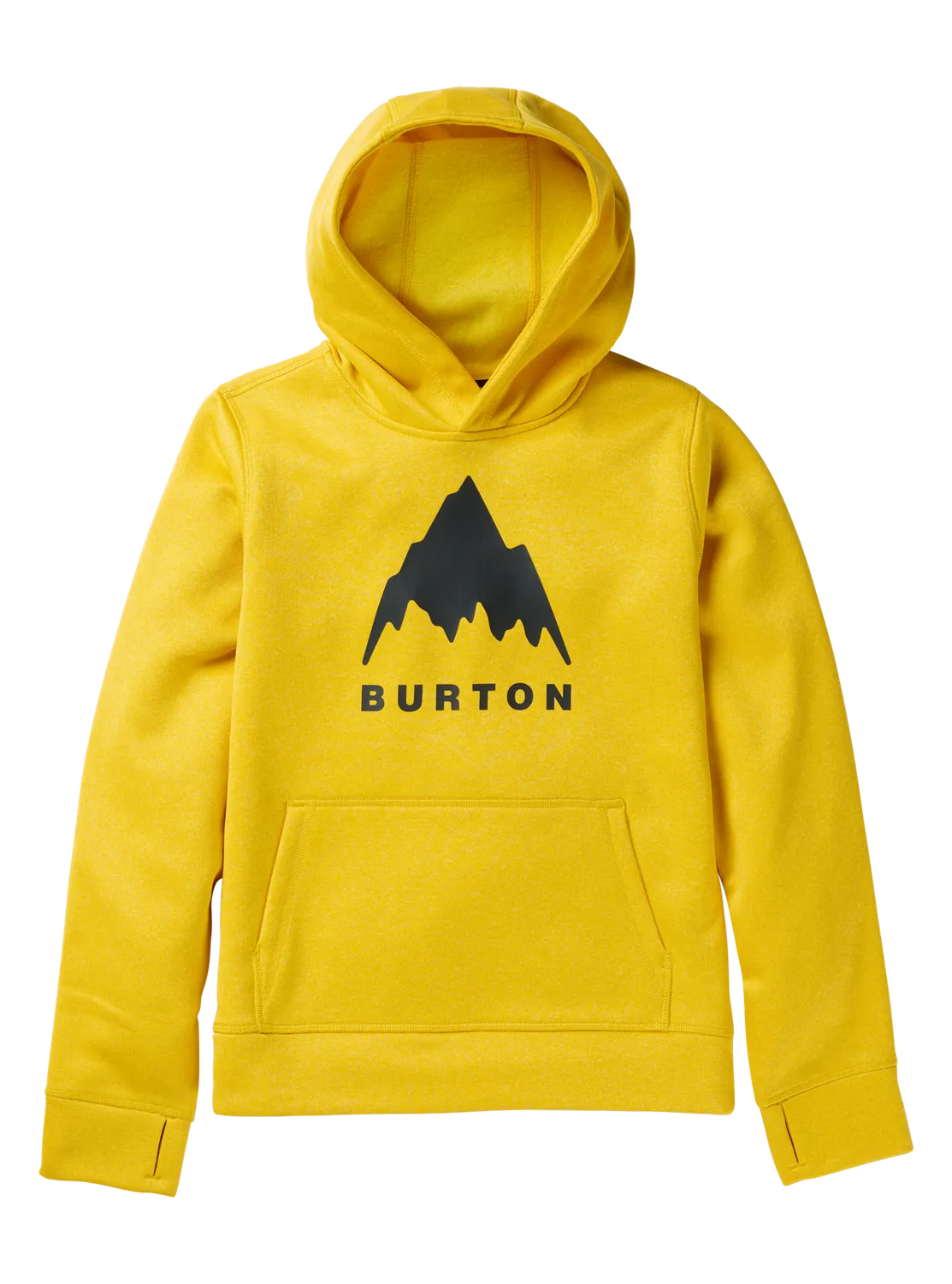 Burton Oak Pullover huvtröja barn True Black Heather fleece