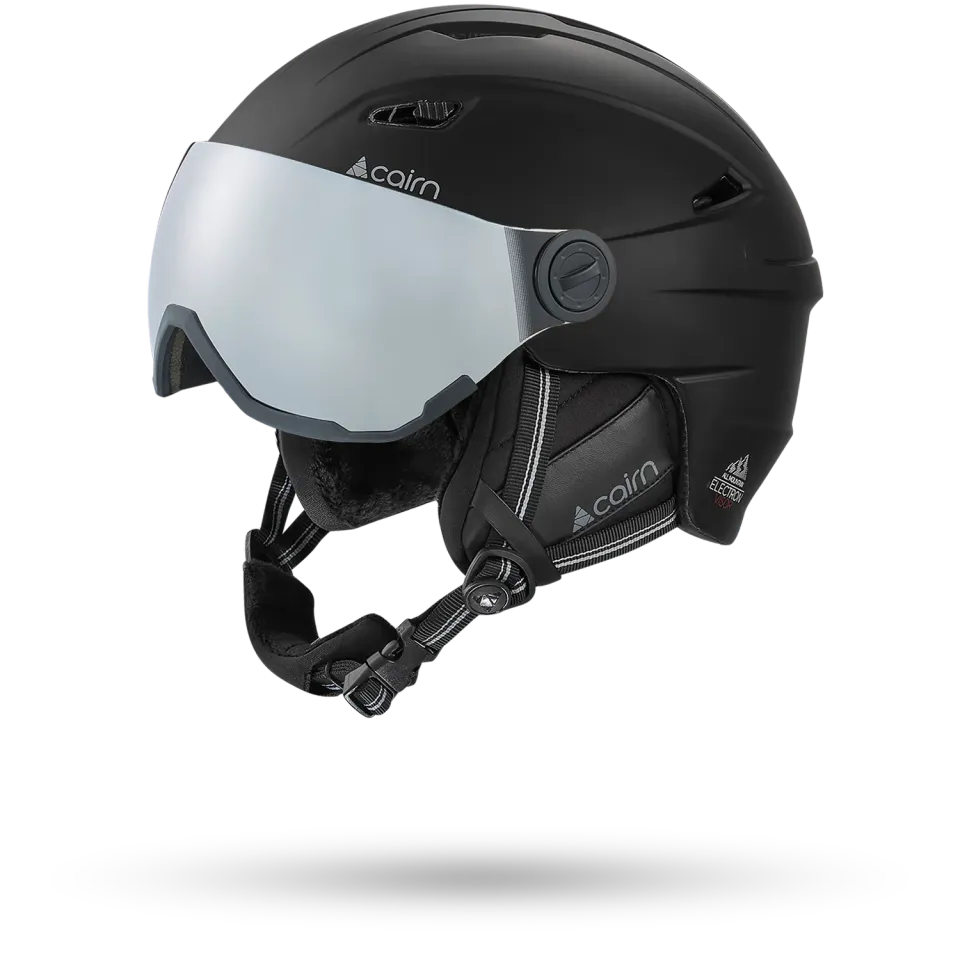 Cairn Electron Visor skidhjälm Mat Black 55/56