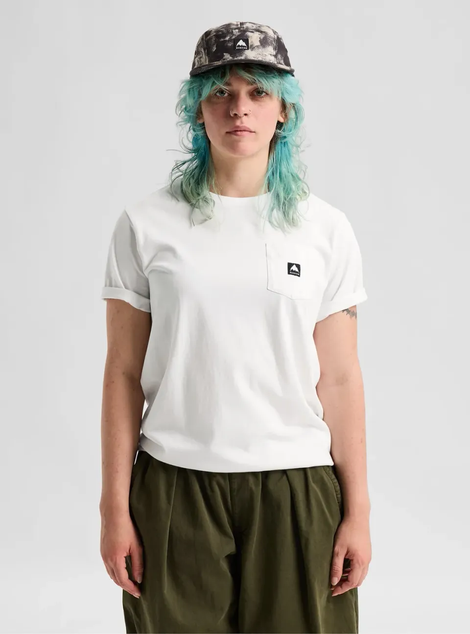 Burton Colfax t-shirt Stout White mjuk bomull