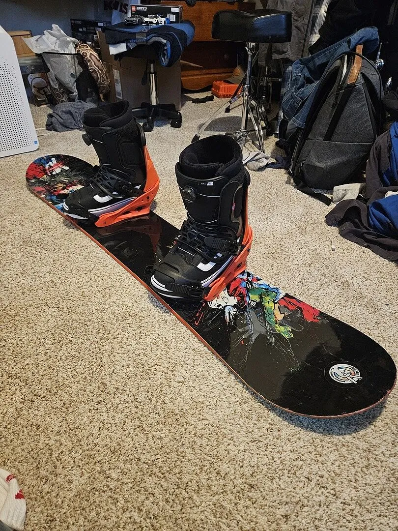 Burton Freestyle snowboardbindning Black mjuk flex park