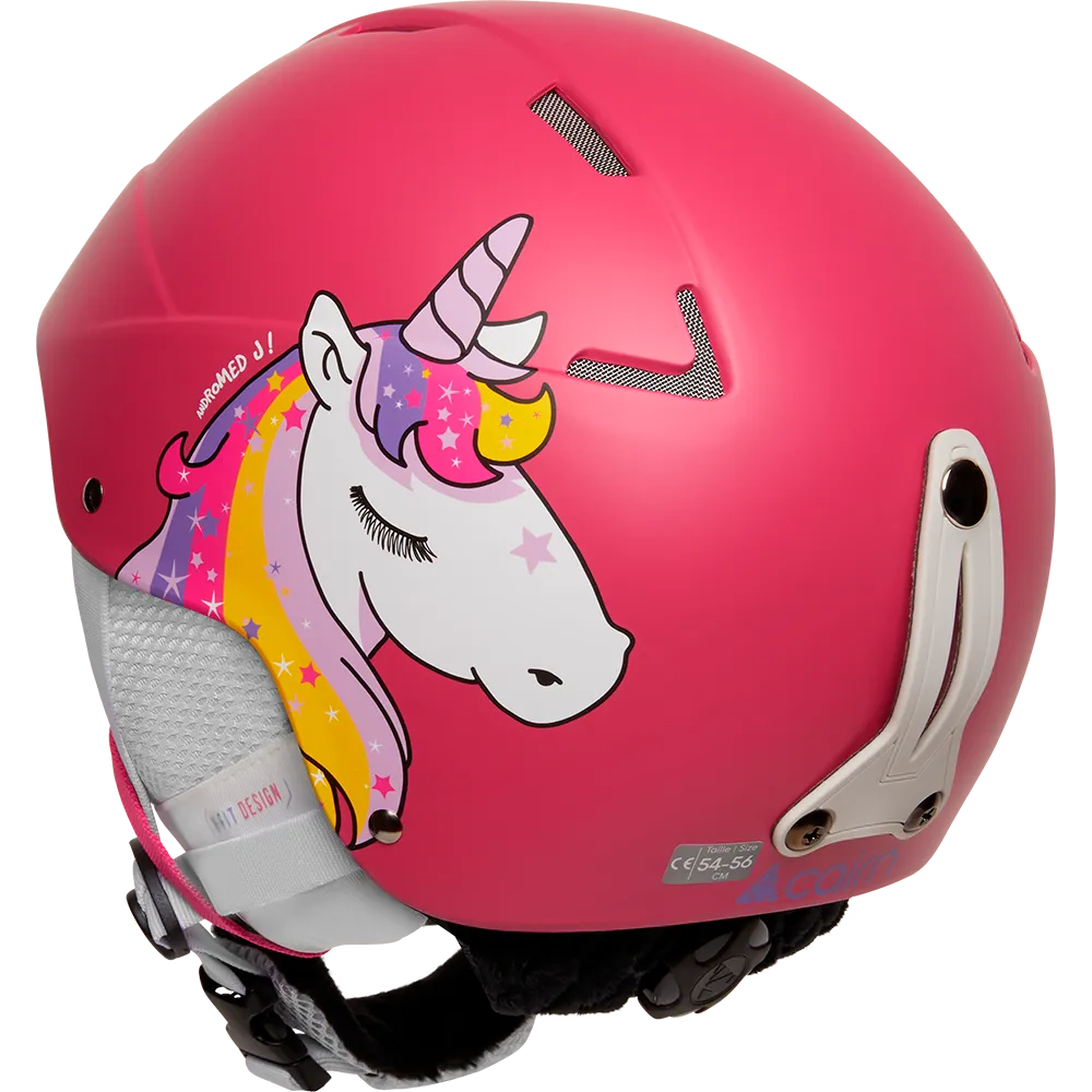 Cairn Android Graphic J skidhjälm Fuchsia Unicorn ABS