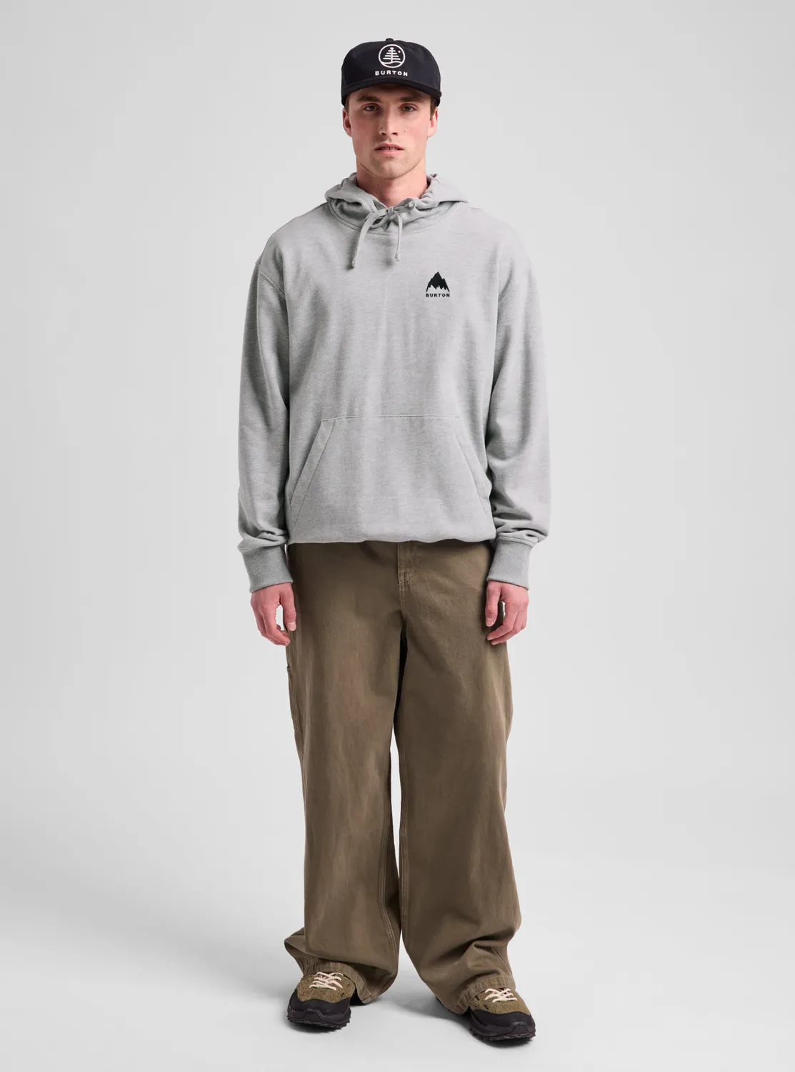 Burton Mountain Pullover huvtröja ekologisk bomull
