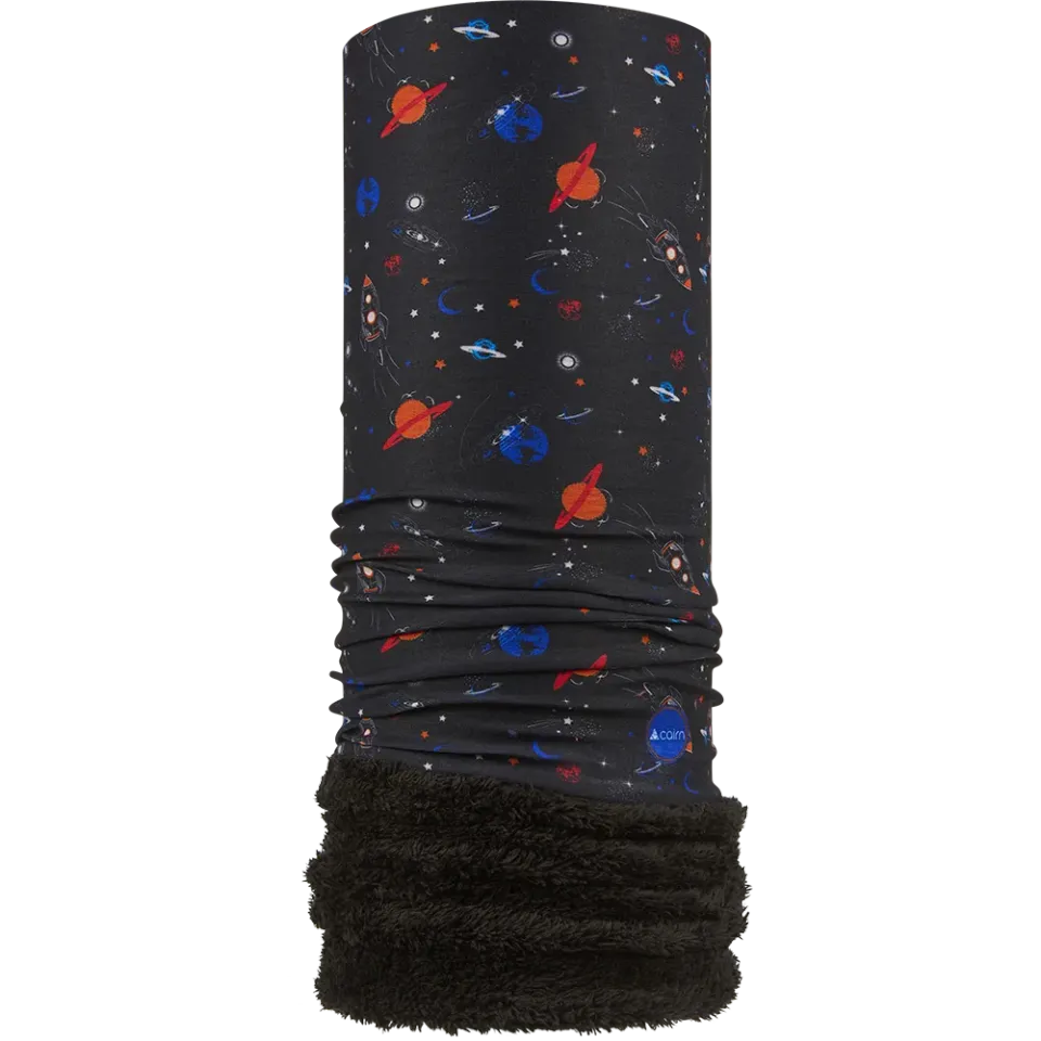 Cairn Malawi Polar Plush Junior halsvärmare Black Astral fleece