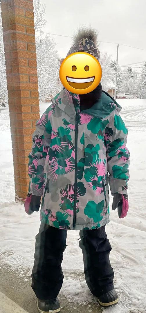 Burton Hillslope 2L barnjacka True Black vattentät