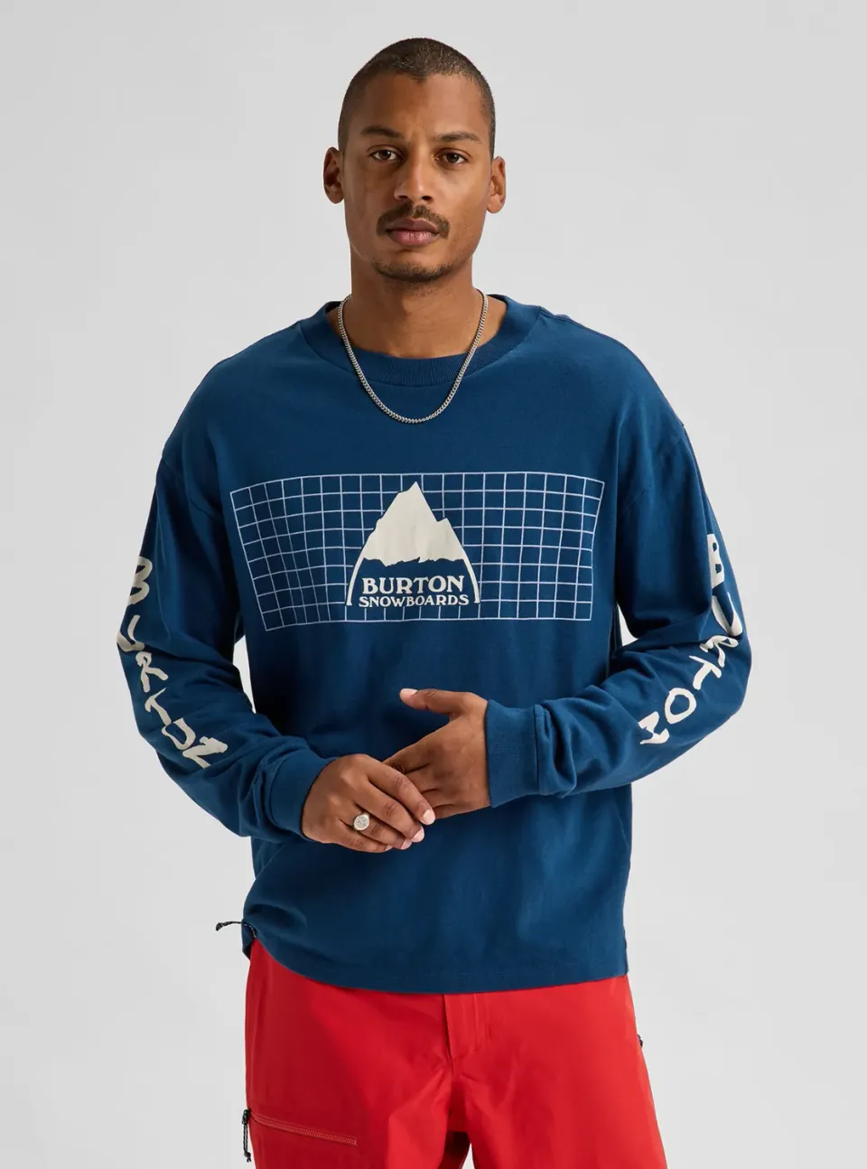 Burton 83 Squared långärmad t-shirt vit