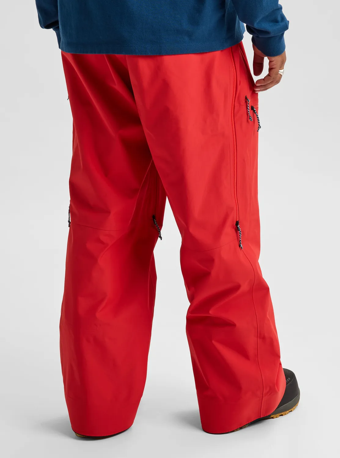 Burton 50th 85 Powder Shell 3L snowboardbyxor röd Regular
