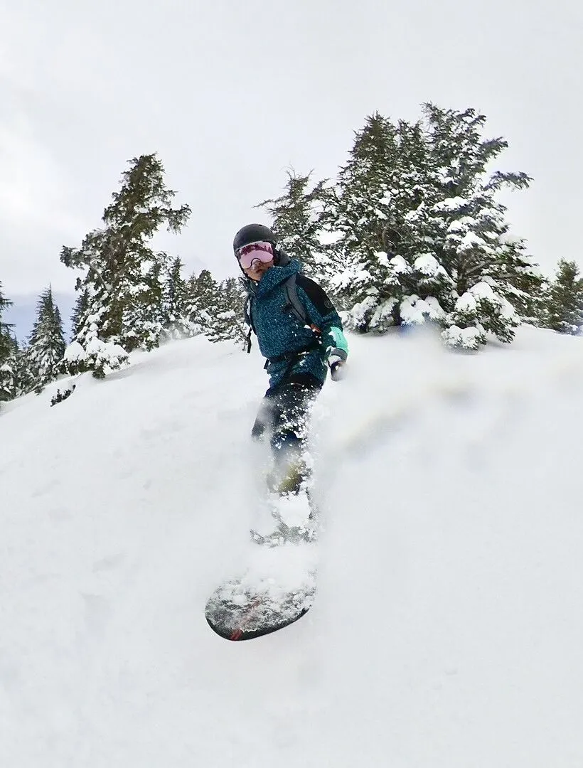 Burton 3D Fish Directional Flat Top snowboard 156